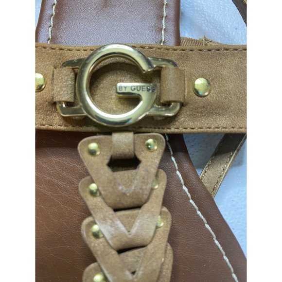 Guess brown thong sandal size 8 M GGLiberty - Picture 6 of 6
